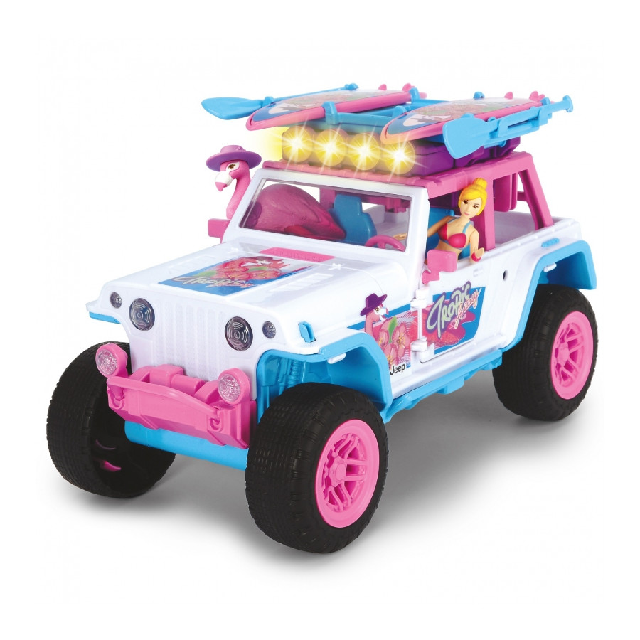 Autko Jeep Tropic Pink Flamingo / Dickie