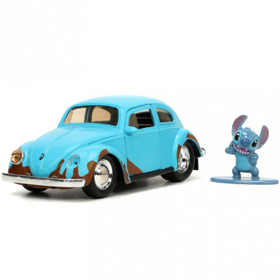 Samochód Lilo Volkswagen Beetle Stitch + Figurka / Jada