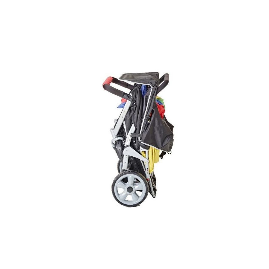 Wózek spacerowy do żłobka Lidoo Star Grey 4-osobowy / Familidoo