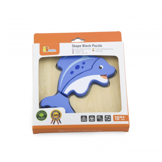 Puzzle maluszka Delfin / Viga