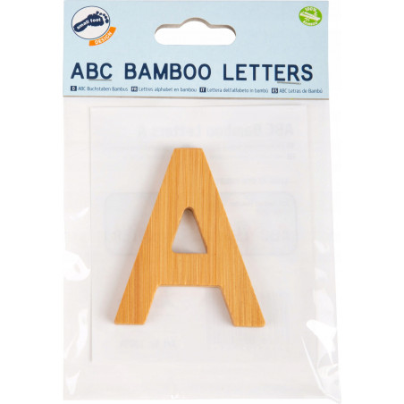Bambusowy alfabet - literki na ścianę "A" 1 szt. / Small Foot Design