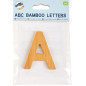 Bambusowy alfabet - literki na ścianę "A" 1 szt. / Small Foot Design
