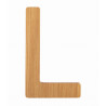 Bambusowy alfabet - literki...