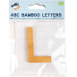 Bambusowy alfabet - literki na ścianę "L" 1 szt. / Small Foot Design Bambusowy alfabet - literki na ścianę "L" 1 szt. / Small Foot Design