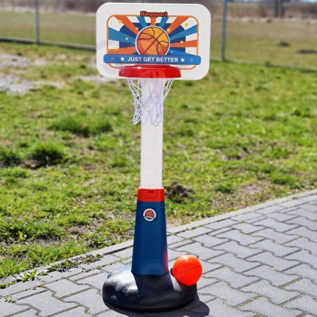 Koszykówka regulowana 99-125 cm + piłka + pompka / Woopie
