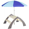 Wielofunkcyjny zestaw Stół + ławeczki + parasol / Axi