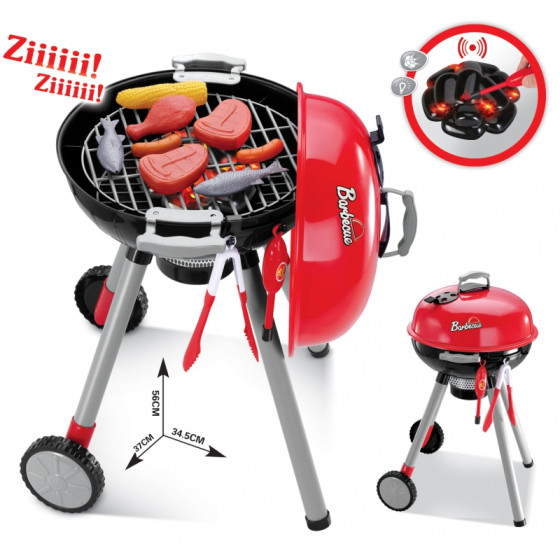 Grill ze światłami i dźwiękiem + akcesoria / Woopie