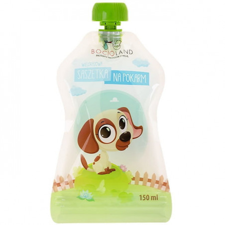 Wielorazowa saszetka na musy 150 ml 1 szt. / Bocioland