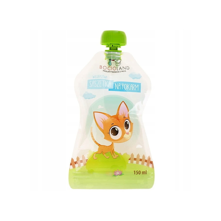 Wielorazowa saszetka na musy 150 ml 1 szt. / Bocioland