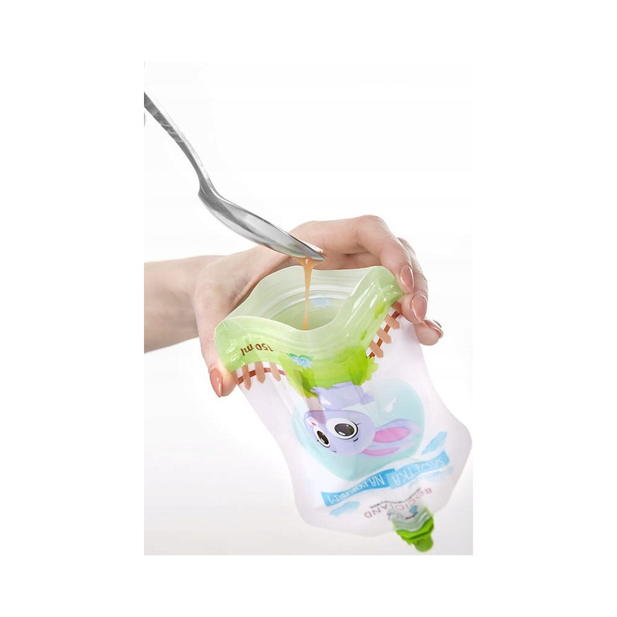 Wielorazowa saszetka na musy 150 ml 1 szt. / Bocioland