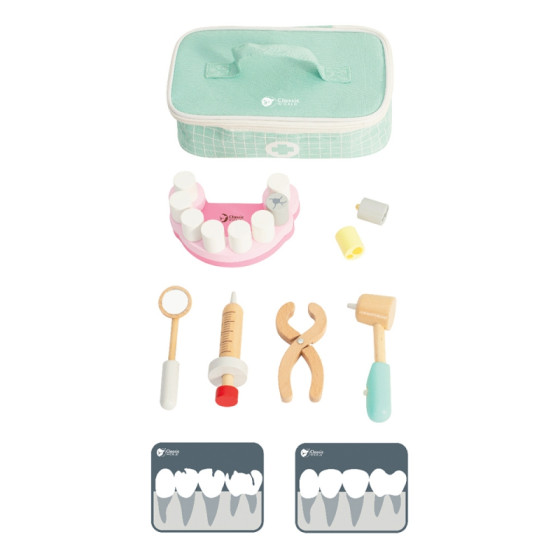 Zestaw małego dentysty w walizce + 17 el. / Classic world