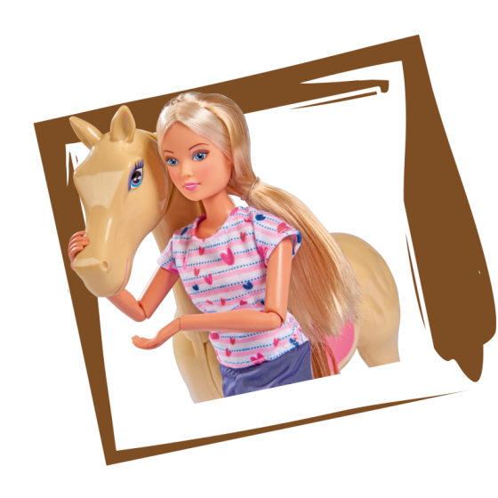 Lalka Steffi Love z koniem i akcesoriami / Simba