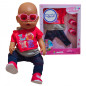 Modne ubranko dla lalki Love + okulary i buciki 43-46 cm / Woopie