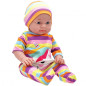 Zestaw ubranek w paski dla bobasa 43-46 cm / Woopie