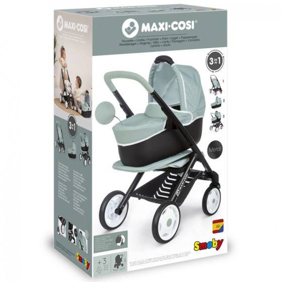Wózek dla lalek Maxi Cosi Quinny 3w1 / Smoby