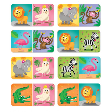 Gra domino Małe zoo + Książeczka / Aksjomat