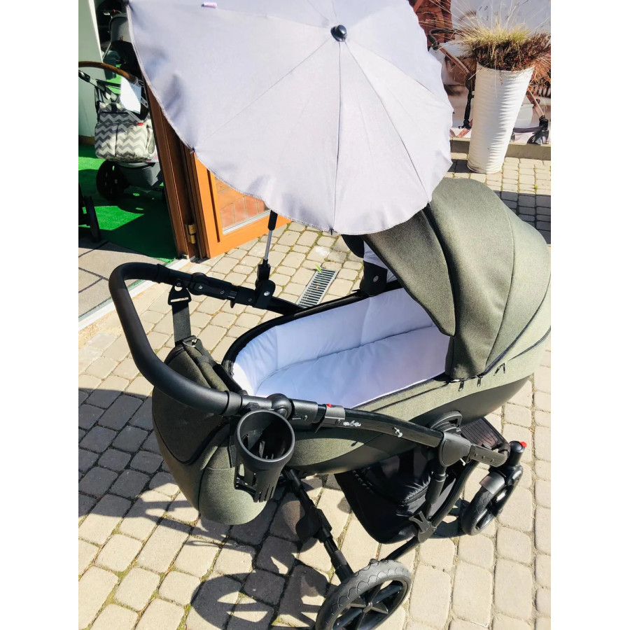Parasolka uniwersalna do wózka dziecięcego Jasna szara / Camicco