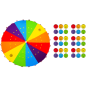 Chusta edukacyjna małe koła 3 m + 36 emocji / Akson Chusta edukacyjna małe koła 3 m + 36 emocji / Akson