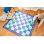 Mata animacyjna Gra planszowa Warcaby 100x100 cm / Akson Mata animacyjna Gra planszowa Warcaby 100x100 cm / Akson