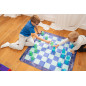 Mata animacyjna Gra planszowa Warcaby 100x100 cm / Akson Mata animacyjna Gra planszowa Warcaby 100x100 cm / Akson