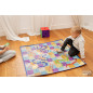 Mata animacyjna Gra planszowa Węże i drabinki 100x100 cm / Akson Mata animacyjna Gra planszowa Węże i drabinki 100x100 cm / Akson