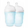 Silikonowe butelki dla niemowląt 2pak 240 ml Sky / Ola Baby