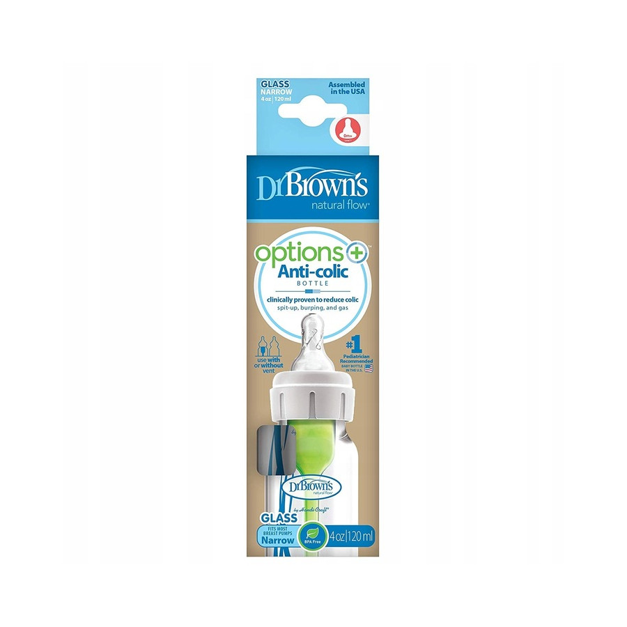 Butelka od urodzenia wąska Opti+ szklana 250 ml / Dr Brown's