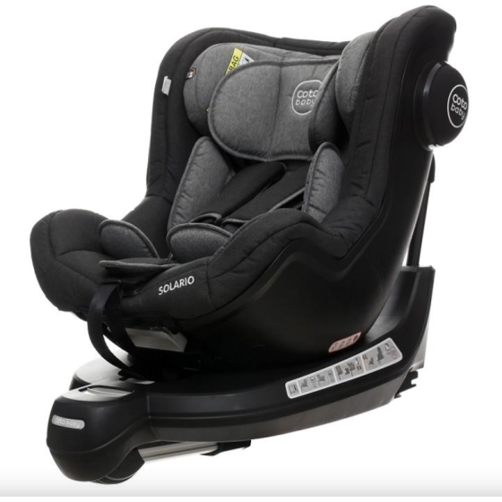 Fotelik samochodowy Solario 360° 0-18 kg Black / Coto baby