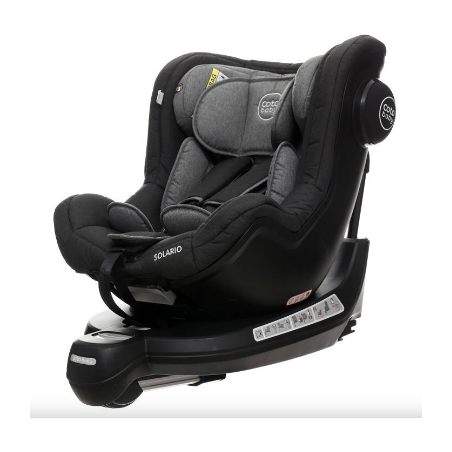 Fotelik samochodowy Solario 360° 0-18 kg Black / Coto baby