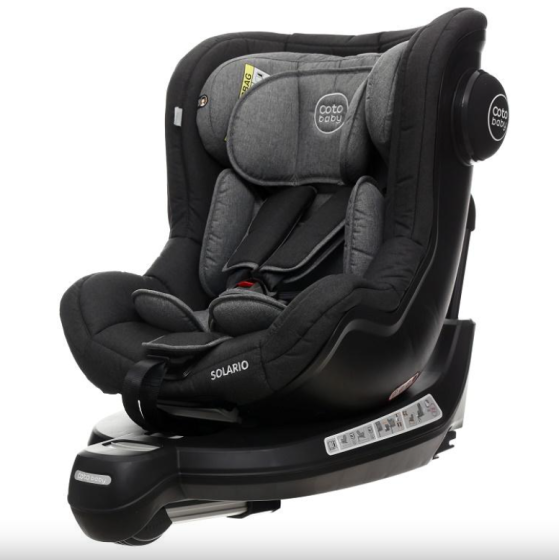 Fotelik samochodowy Solario 360° 0-18 kg Black / Coto baby