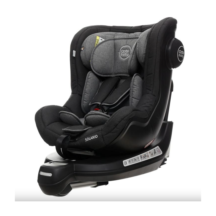 Fotelik samochodowy Solario 360° 0-18 kg Black / Coto baby