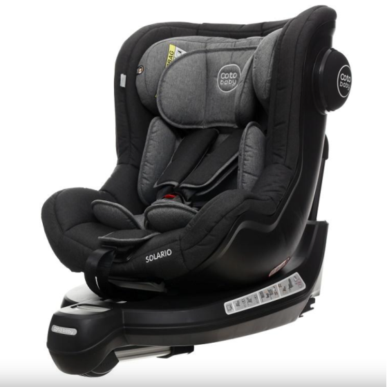 Fotelik samochodowy Solario 360° 0-18 kg Grey / Coto baby