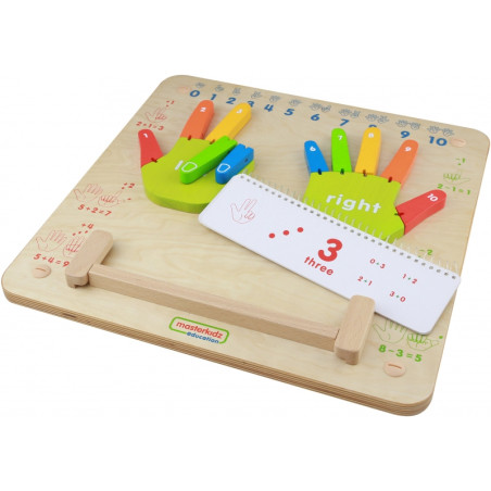 Tablica manipulacyjna Nauka liczenia na palcach / Masterkidz
