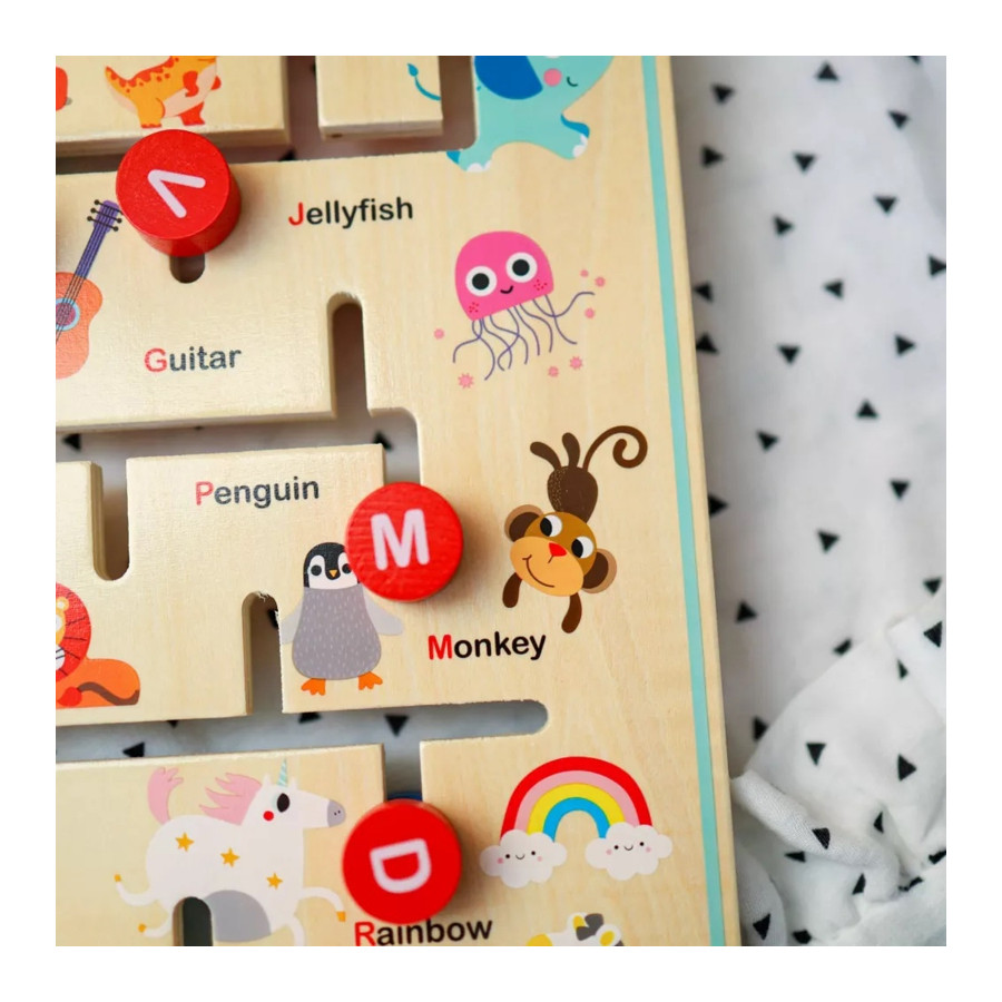 Tablica edukacyjna Zwierzątka i alfabet / Tooky toy