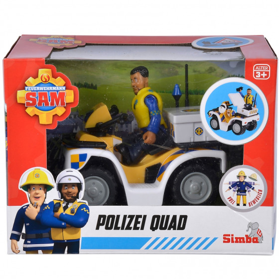 StraÅ¼ak Sam quad policyjny z figurkÄ… Malcolma / Simba