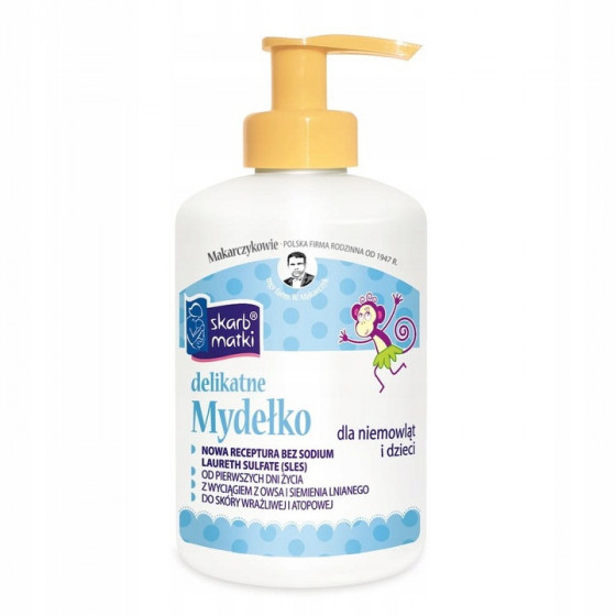 Delikatne myde艂ko dla dzieci w p艂ynie 275 ml / Skarb Matki
