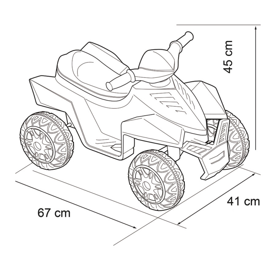 Quad na akumulator Racy 6V / Feber