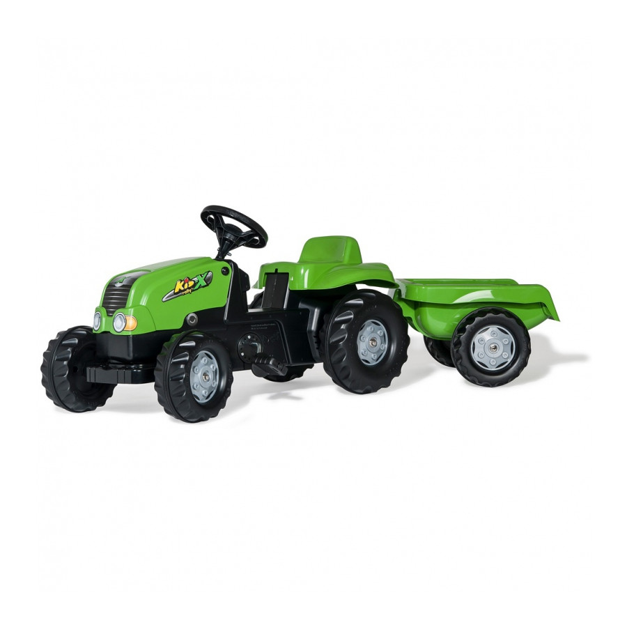 Traktor na pedały RollyKid-X z przyczepką / Rolly toys