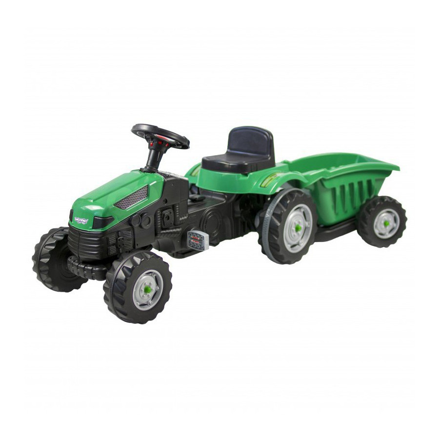 Traktor na pedały Farmer GoTrac Maxi z przyczepą / Woopie
