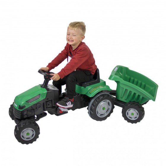 Traktor na pedały Farmer GoTrac Maxi z przyczepą / Woopie