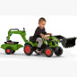Koparka na pedały z przyczepą Claas Arion Backhoe / Falk