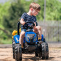 Traktor na pedały z przyczepką New Holland / Falk