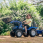 Koparka na pedały z przyczepką New Holland / Falk