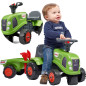 Traktorek z przyczepką Baby Claas zielony / Falk