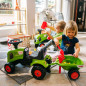 Traktorek z przyczepką Baby Claas zielony / Falk