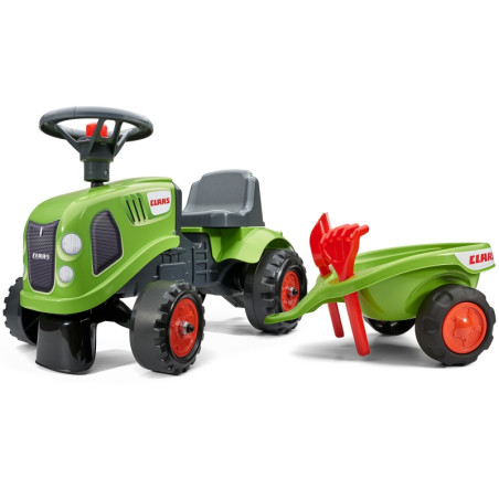 Traktorek z przyczepką Baby Claas zielony / Falk