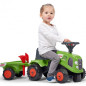 Traktorek z przyczepką Baby Claas zielony / Falk