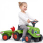 Traktorek z przyczepką Baby Claas zielony / Falk