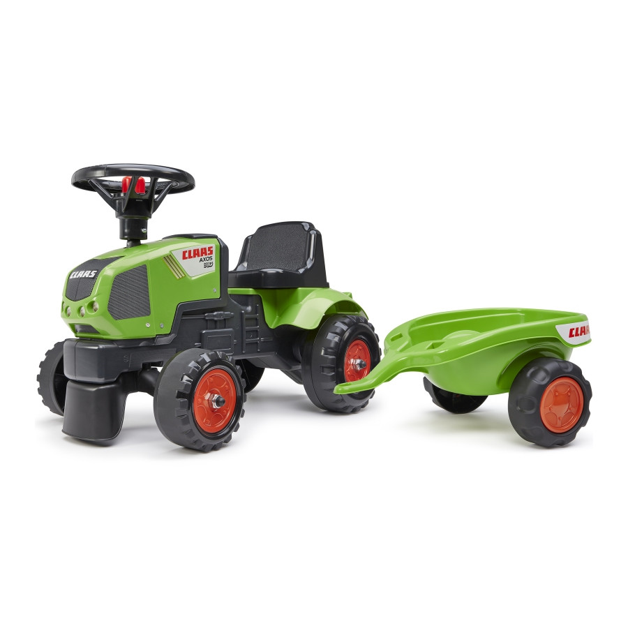 Traktorek z przyczepk膮 Baby Claas Axos / Falk Traktorek z przyczepk膮 Baby Claas Axos / Falk