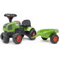 Traktorek z przyczepk膮 Baby Claas Axos / Falk Traktorek z przyczepk膮 Baby Claas Axos / Falk